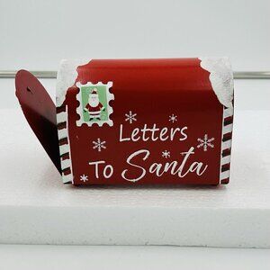 Publix Metal Mailbox Letters to Santa North Pole 6" x 4" Never Used